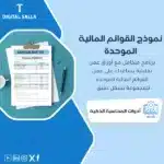 نموذج القوائم المالية الموحدة، يظهر مستندًا مكتوبًا عليه "CONSOLIDATED FINANCIAL STATEMENTS"، وقلمًا، ومشروبًا، يساعد في تبسيط عملية إعداد القوائم المالية الموحدة للمجموعة