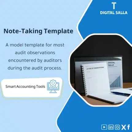 Audit ObservationNote-Taking, showing an open book titled "LETTER OF OBSERVATIONS", a pen, and another document, helps simplify the process of recording audit observations. (Image: Auditor notes book.)