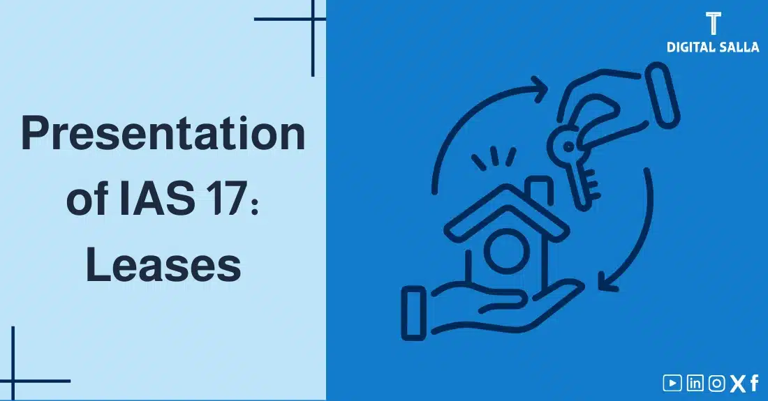 "Illustrative image for an article onIAS 17 Standard: Leases. It displays the article's title, along with an illustration symbolizing the content, depicting a hand giving a house key to another hand."